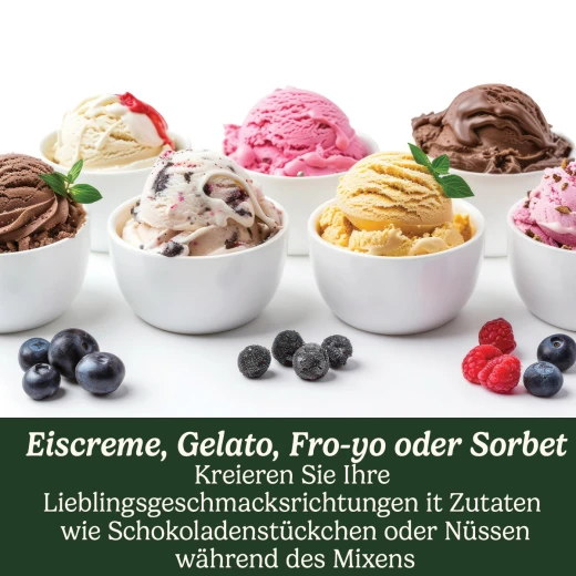 صانعة آيس كريم Cuisinart Cool Scoops سعة 1.4 لتر - حلويات مجمدة منزلية الصنع - كويزنارت - Image 5