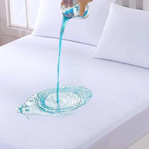 واقي مرتبة مقاوم للماء من مع حواف مطاطية 180 × 200 × 30 سم - Image 3