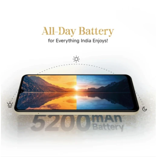 هاتف ريدمي A5 5G الذكي – شاشة 6.88 بوصة، 120 هرتز، كاميرا أمامية 32MP وخلفية 8MP – أسود – 3GB رام / 64GB ذاكرة - شاومي - Image 5