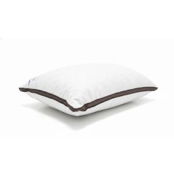 Orchida 100% Cotton Embroidered Pillow – Soft, Breathable & Elegant Design – Standard Size 50x75cm – Home or Hotel Use White