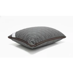 Orchida 100% Cotton Embroidered Pillow – Soft, Breathable & Elegant Design – Standard Size 50x75cm – Home or Hotel Use Grey