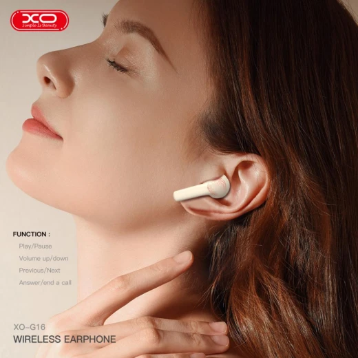 سماعة أذن لاسلكية XO بتصميم مميز – صوت نقي وواضح – باللون الأزرق - إكس أو - Image 6