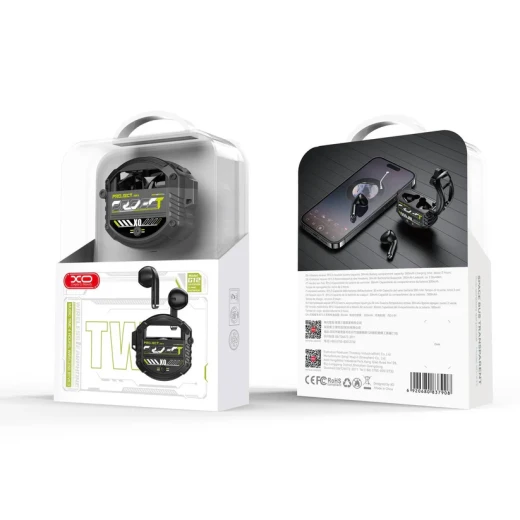 XO G12 Magic TWS Bluetooth Earphones with Charging Case - Wireless Audio Black - XO - Image 3