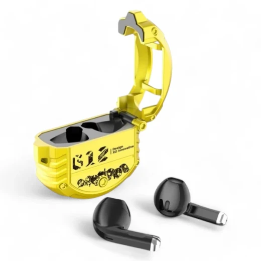 XO G12 Magic TWS Bluetooth Earphones with Charging Case - Wireless Audio Yellow