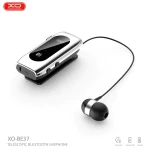 XO BE37 Clip-On Bluetooth Headset with Digital Display Black - XO