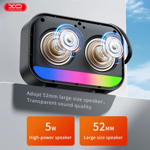 XO F66 Portable Bluetooth Speaker 5W Black - 5 Hour Battery - XO - Image 6