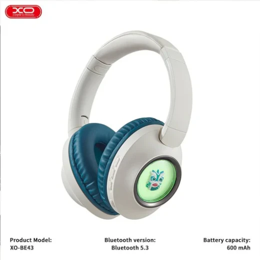 XO BE43 Foldable Stereo Wireless Headphones Green - 30 Hour Playtime