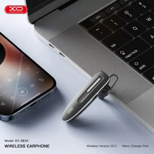 XO BE44 Wireless Bluetooth Earphones - Black - True Wireless - XO - Image 2