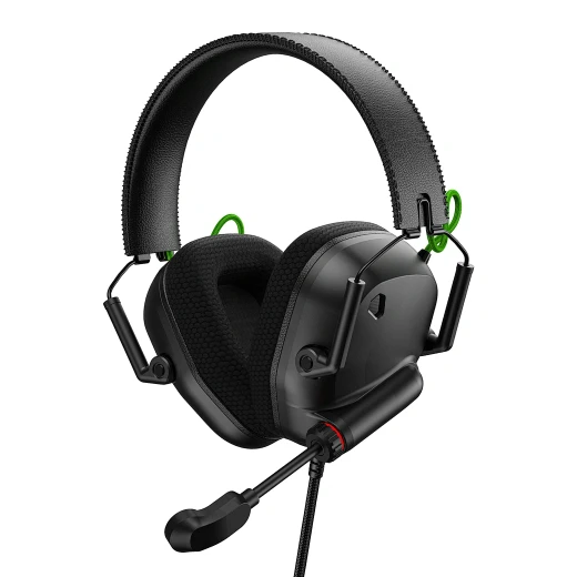 سماعة رأس WiWU Thunder GTD-02 بلوتوث للألعاب - أسود - متعدد المنصات