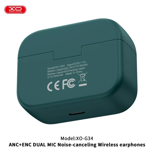 XO G34 Wireless Earbuds: Bluetooth 5.4, ANC, ENC, Stereo Sound - XO - Image 4