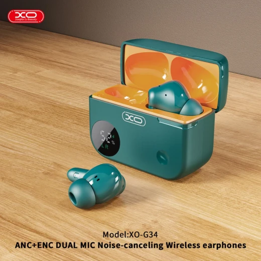 XO G34 Wireless Earbuds: Bluetooth 5.4, ANC, ENC, Stereo Sound - XO - Image 5