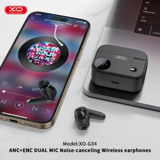 XO G34 Wireless Earbuds: Bluetooth 5.4, ANC, ENC, Stereo Sound - XO - Image 3