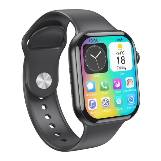 ساعة Xo الذكية الرياضية W10 Pro Gold: جهاز تتبع اللياقة البدنية والتصميم الأنيق - إكس أو - Image 3