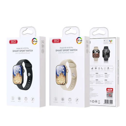 ساعة Xo الذكية الرياضية W10 Pro Gold: جهاز تتبع اللياقة البدنية والتصميم الأنيق - إكس أو - Image 2