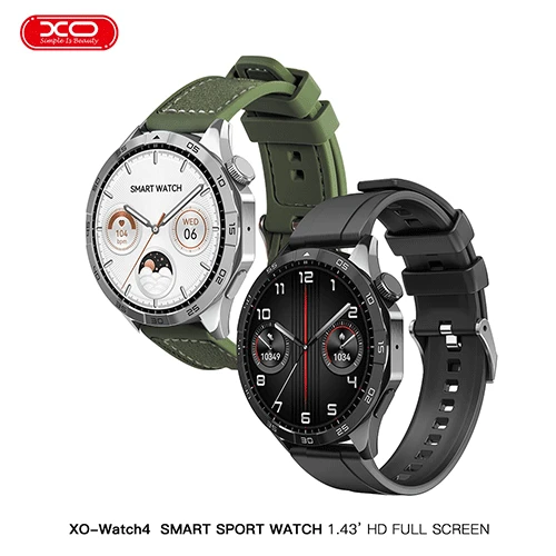 ساعة XO Watch4 AMOLED الرياضية الذكية للاتصال اخضر شاشة 1.43" - إكس أو - Image 4