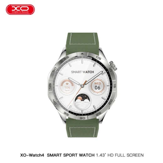 ساعة XO Watch4 AMOLED الرياضية الذكية للاتصال اخضر شاشة 1.43" ساعة XO Watch4 AMOLED الرياضية الذكية للاتصال اخضر شاشة 1.43"