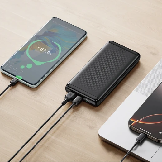 XO PB308 10000mAh Power Bank 22.5W Fast Charger - Black XO PB308 10000mAh Power Bank 22.5W Fast Charger - Black