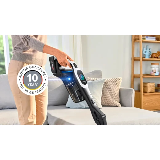 مكنسة Bosch Unlimited 10 اللاسلكية البيضاء - تنظيف قوي - بوش - Image 12