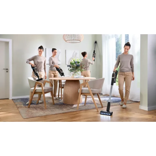 مكنسة كهربائية يدوية لاسلكية سوداء Bosch Unlimited 9 - تنظيف قوي - بوش - Image 2