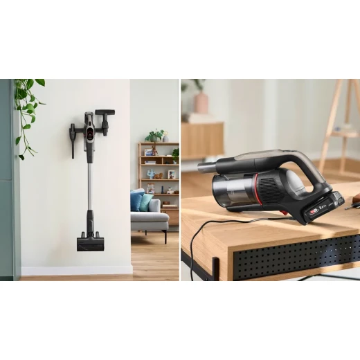 مكنسة كهربائية يدوية لاسلكية سوداء Bosch Unlimited 9 - تنظيف قوي - بوش - Image 11