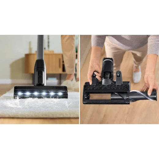 مكنسة كهربائية يدوية لاسلكية سوداء Bosch Unlimited 9 - تنظيف قوي - بوش - Image 4