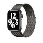 سوار ساعة وي وو Apple مقاس 38/40 مم Minalo أسود من الفولاذ المقاوم للصدأ - وي وُو