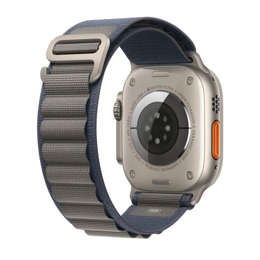 حزام وي وو Apple Watch Alpine Loop أزرق 42-49 مم - حزام نايلون متين حزام وي وو Apple Watch Alpine Loop أزرق 42-49 مم - حزام نايلون متين