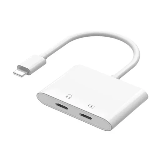 محول الصوت LT01 Plus من Lightning إلى Lightning مزدوج لجهاز iPhone من وي وو - وي وُو - Image 2