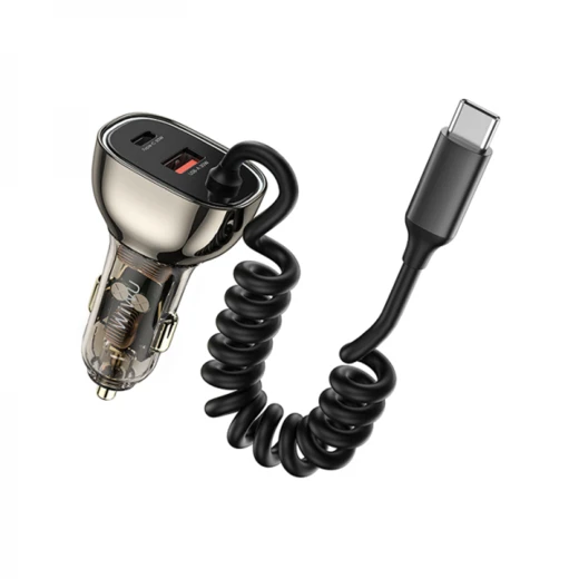 شاحن سيارة وي وو 90W مع كابل Type C - شحن سريع