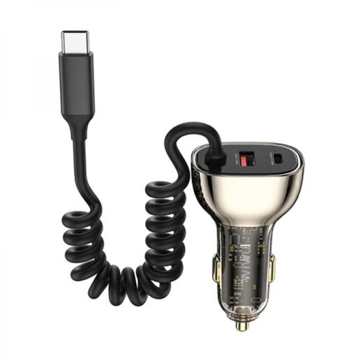شاحن سيارة وي وو 90W مع كابل Type C - شحن سريع - وي وُو - Image 2