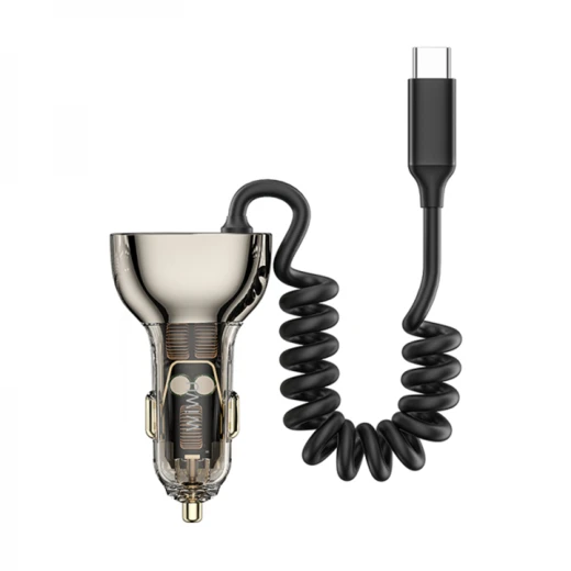 شاحن سيارة وي وو 90W مع كابل Type C - شحن سريع - وي وُو - Image 3