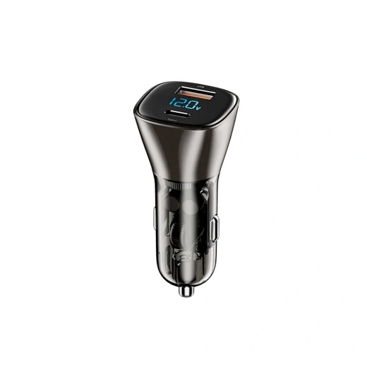 شاحن سيارة WIWU PC-500 بمنفذين USB-C بقوة 72 واط - أسود - وي وُو - Image 4