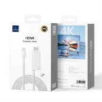 كابل وي وو Type-C إلى HDMI بدقة 4K UHD مع شحن PD - 1.8 متر - وي وُو