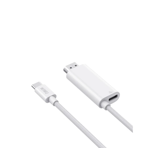 كابل وي وو Type-C إلى HDMI بدقة 4K UHD مع شحن PD - 1.8 متر - وي وُو - Image 3