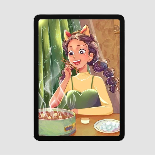 واقي شاشة مغناطيسي لجهاز iPad 10.9"/11" برو من وي وو- شفاف - وي وُو - Image 2