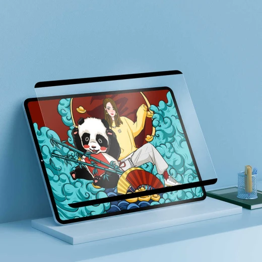 واقي شاشة مغناطيسي لجهاز iPad 10.9"/11" برو من وي وو- شفاف - وي وُو - Image 3