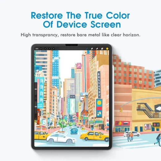 فيلم واقي وي وو Aper لجهاز iPad Pro 12.9" - مضاد للتوهج، مقاوم للخدش، سهل التركيب - وي وُو - Image 4