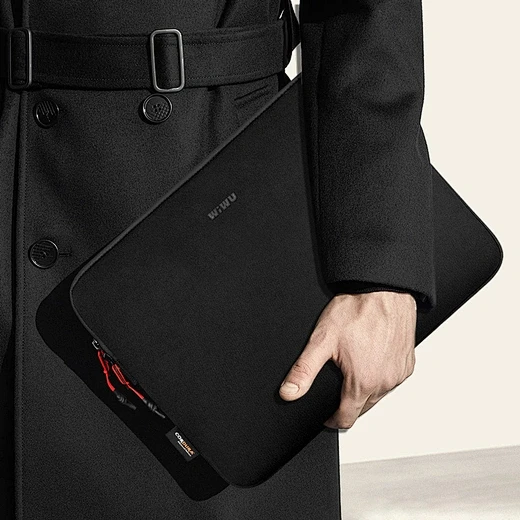 حافظة لاب توب Wiwu Skin Armor مقاس 16 بوصة - Cordura 1000D أسود - وي وُو - Image 4