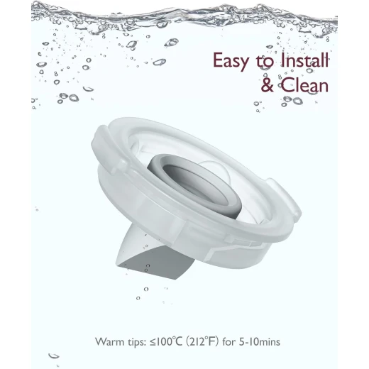 Momcozy M9 Breast Pump Valve Replacement - BPA Free & Easy Cleaning - Momcozy - Image 4