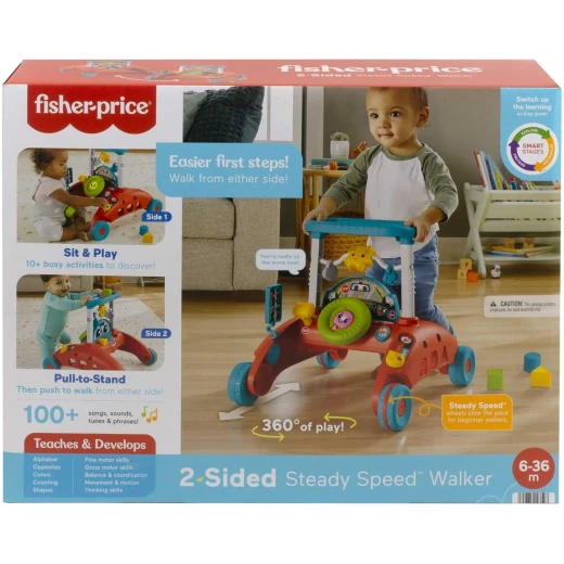 Fisher Price Steady Speed Baby Walker Interactive Toy for Infants 6 Months 3 Years with Music - Fisher-Price - Image 2
