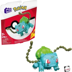 Mega Construx Pokémon Building Toys Set Build & Show Bulbasaur with 175 Pieces, Articulated and Poseable, 4 Inches Tall, for Kids GVK83
