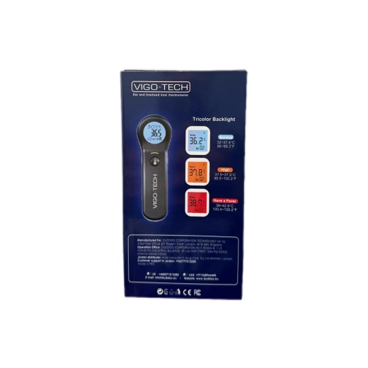 Vigo-tech Dual Thermometer – Ear & Forehead Infrared Thermometer for Adults & Kids - Vigo-tech - Image 4
