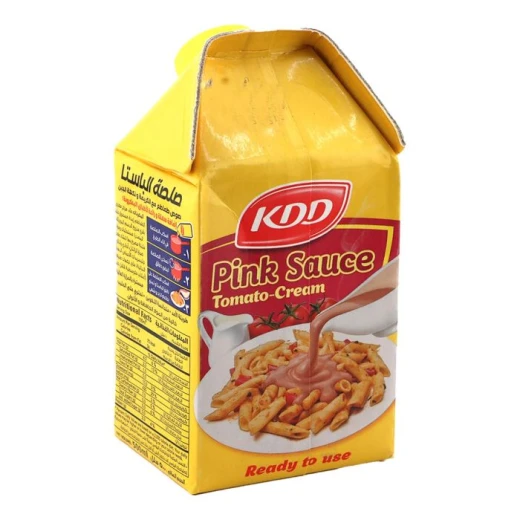 KDD Pink Sauce with Tomato Cream 500ml, Rich, Creamy Flavor, Perfect for Pasta, Pizza & More, Easy Pour Bottle - KDD - Image 2