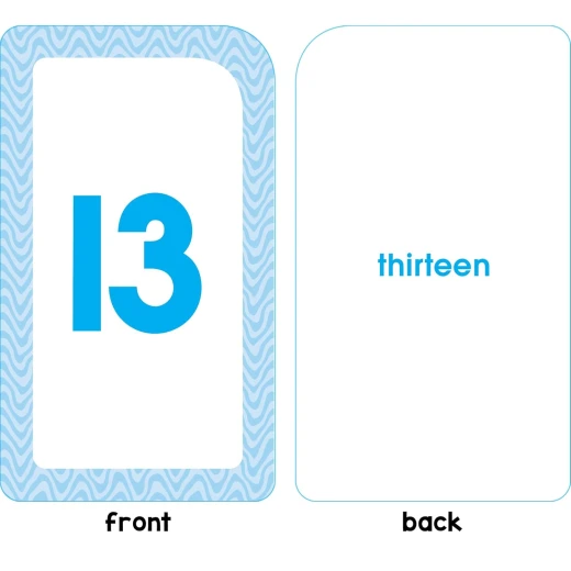 School Zone Numbers 0-25 Flash Cards: Toddler Math & Counting - School Zone - Image 5