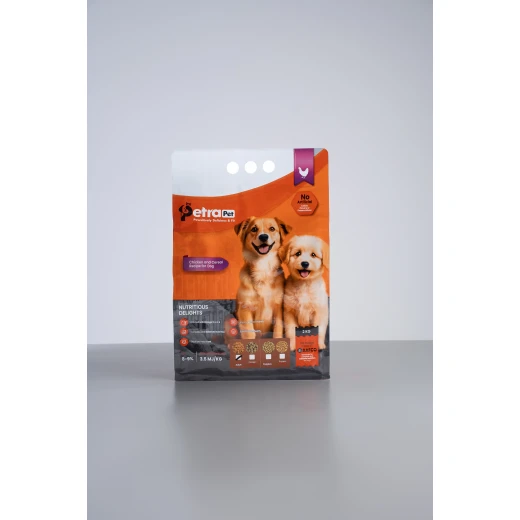 Petra Pet Dry Food for Puppies 10kg, Complete Balanced Nutrition with Omega 3 & 6, Premium Protein, Vitamins & Minerals for Healthy Growth and Shiny Coat For Puppies Petra Pet Dry Food for Puppies 10kg, Complete Balanced Nutrition with Omega 3 & 6, Premium Protein, Vitamins & Minerals for Healthy Growth and Shiny Coat For Puppies