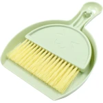 Mini DustPan with Brush Set, Small Broom and Hand Dustpan Set for Home Cleaning, Dust Pans and Broom Combo Set Hangable Whisk Broom for Table Countertop Sofa Keyboard and Pets(Green)