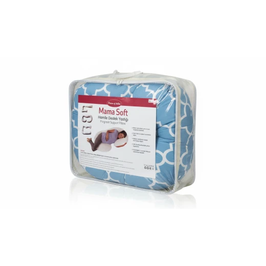 Mama Soft Pregnant Support Pillow – Maternity Pillow for Sleeping, U/C-Shaped Full Body Support for Belly, Back & Hips with Washable Cover