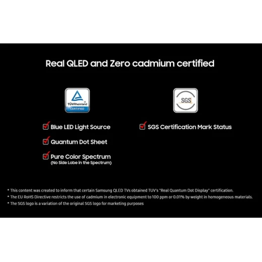 تلفزيون سامسونج Q7F 85 بوصة 4K QLED ذكي (2025) مع رؤية الذكاء الاصطناعي وتقنية HDR10+، تجربة مشاهدة غامرة - سامسونج - Image 4