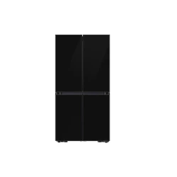 Samsung Bespoke French Door Refrigerator, 602L, Black Glass, Triple Cooling