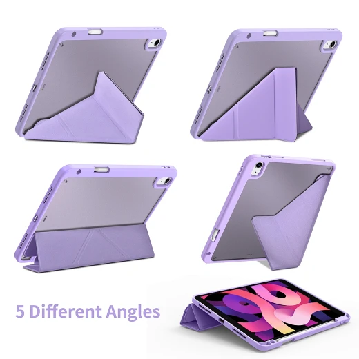 WiWU Defender Protective Case for iPad 10.9 & 11 Inch JD-103 | Shockproof Full Protection PU Leather Cover with Pen Slot & Multi-Stand Function - Wiwu - Image 2